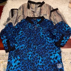 Bundle deal- animal button down shirts